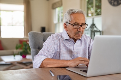 Person Using A Laptop