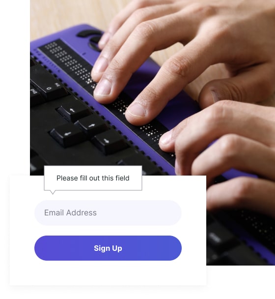 Person Putting Fingers On A Keyboard